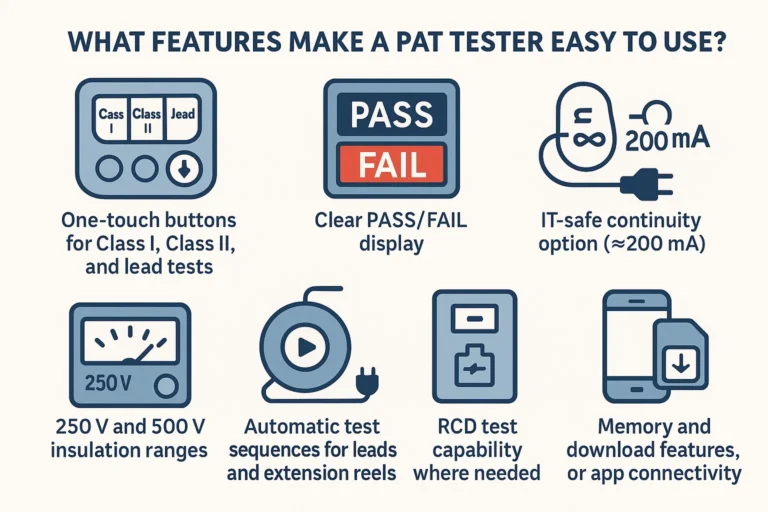 Features Make a PAT Tester Easy