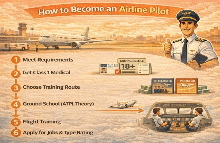How to become an airline Pilot