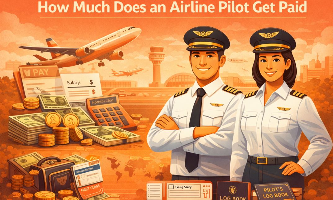 how much does an airline pilot get paid