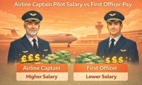Airline Captain Pilot Salary vs First Officer Pay
