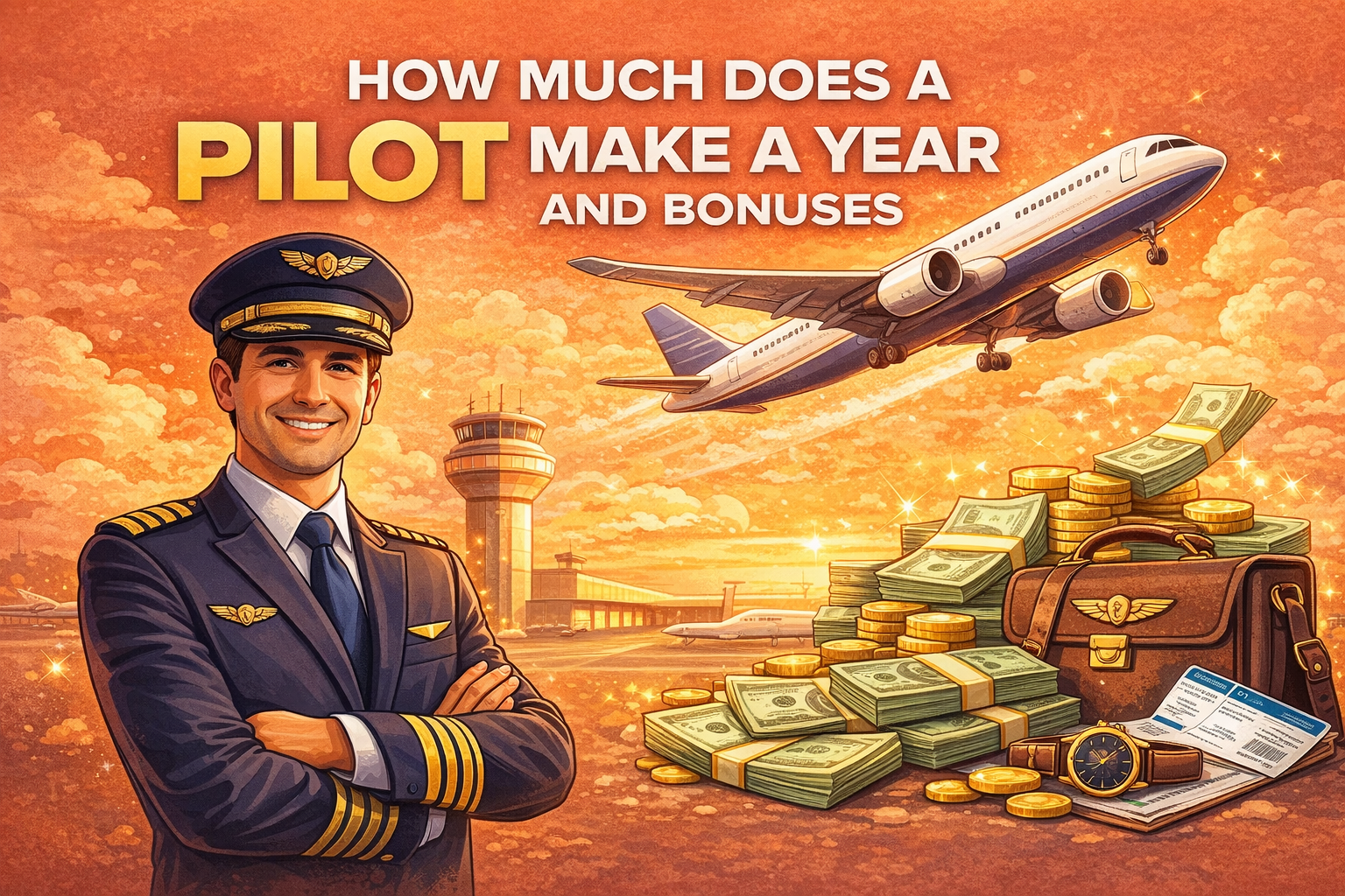 How Much Does a Pilot Make a Year and Bonuses