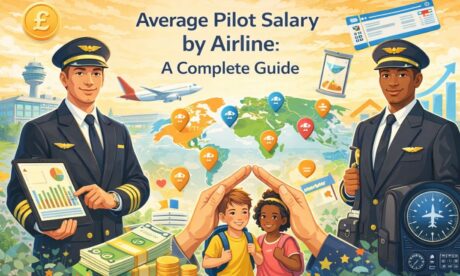 average pilot salary by airline