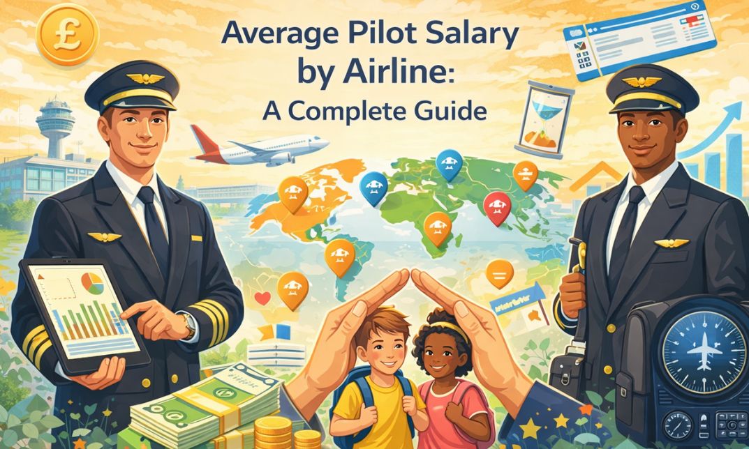 average pilot salary by airline