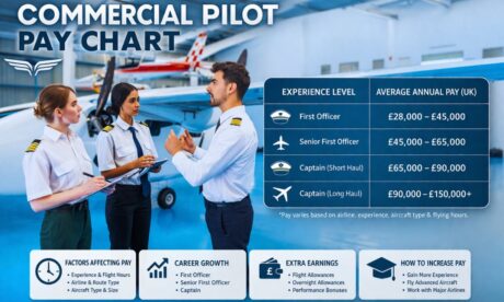 Commercial Pilot Pay Chart
