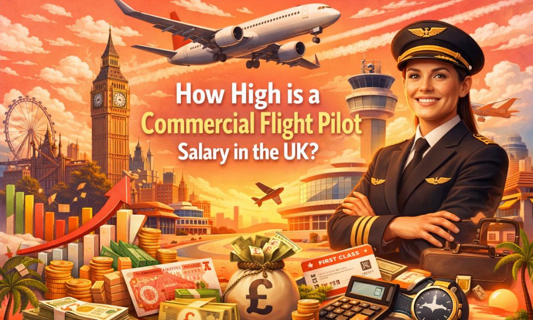 How High is a Commercial Flight Pilot Salary in the UK?