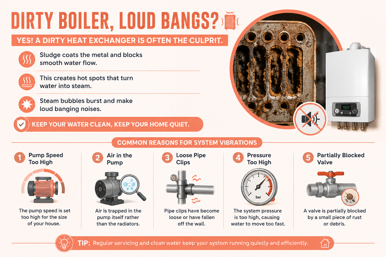 Does a Dirty Boiler Heat Exchanger Cause Banging