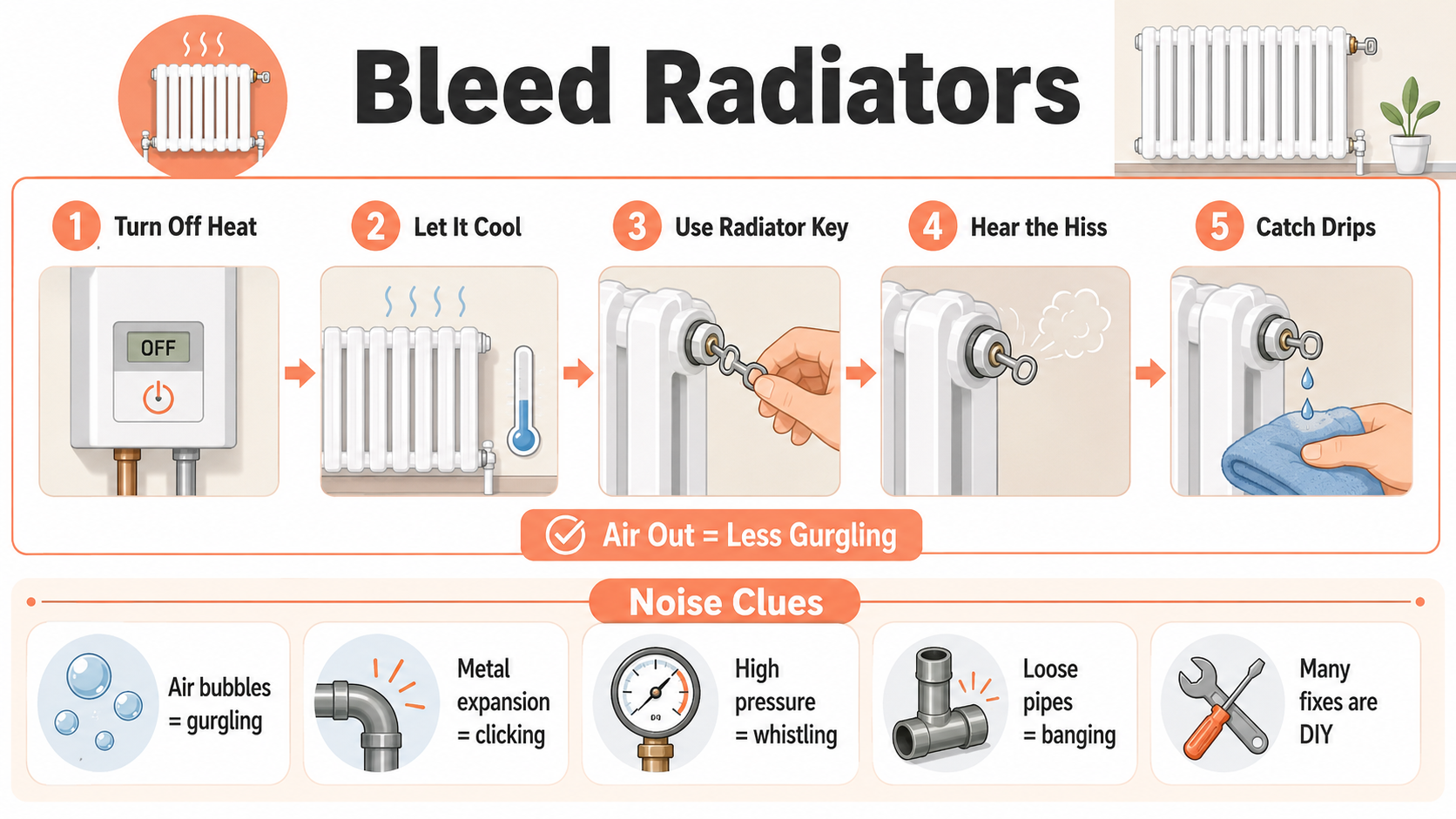 How Can You Successfully Bleed Your Radiators to Stop Noise