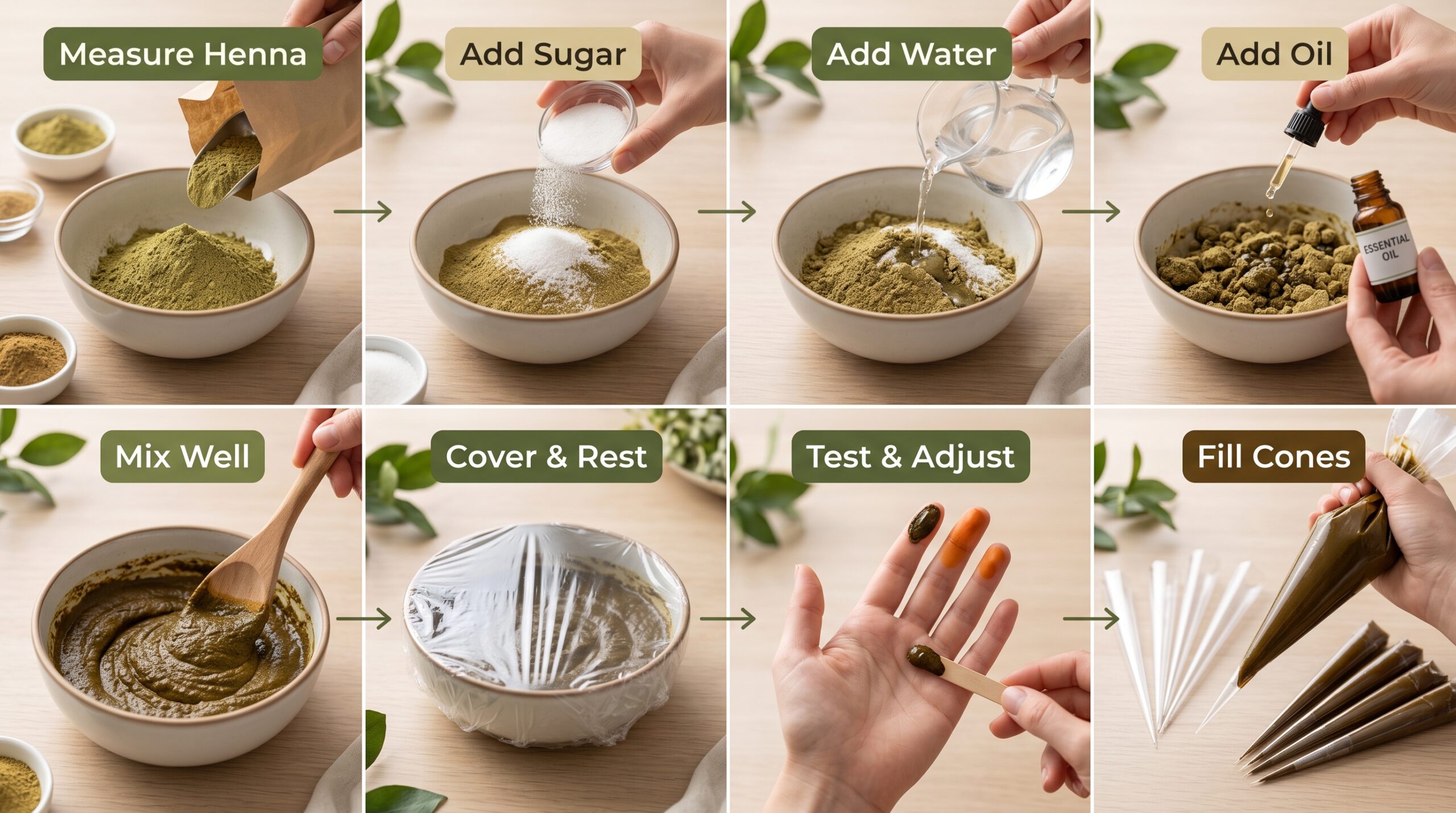 How Do You Mix Natural Henna Paste Step by Step