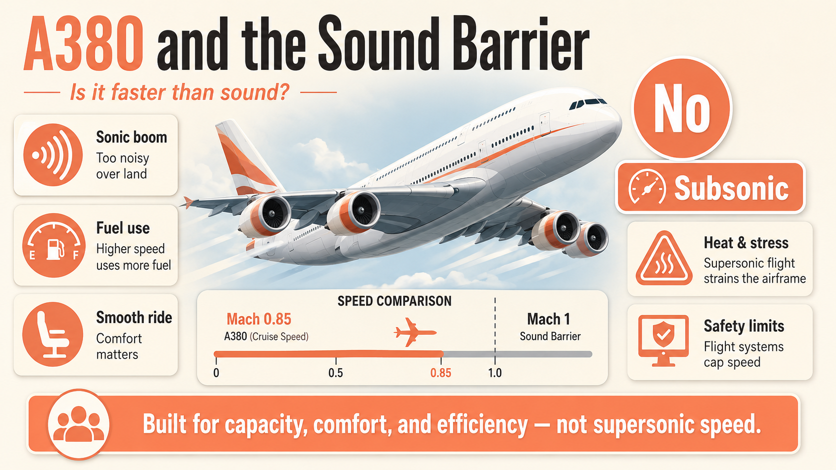 Is the A380 Faster Than Sound