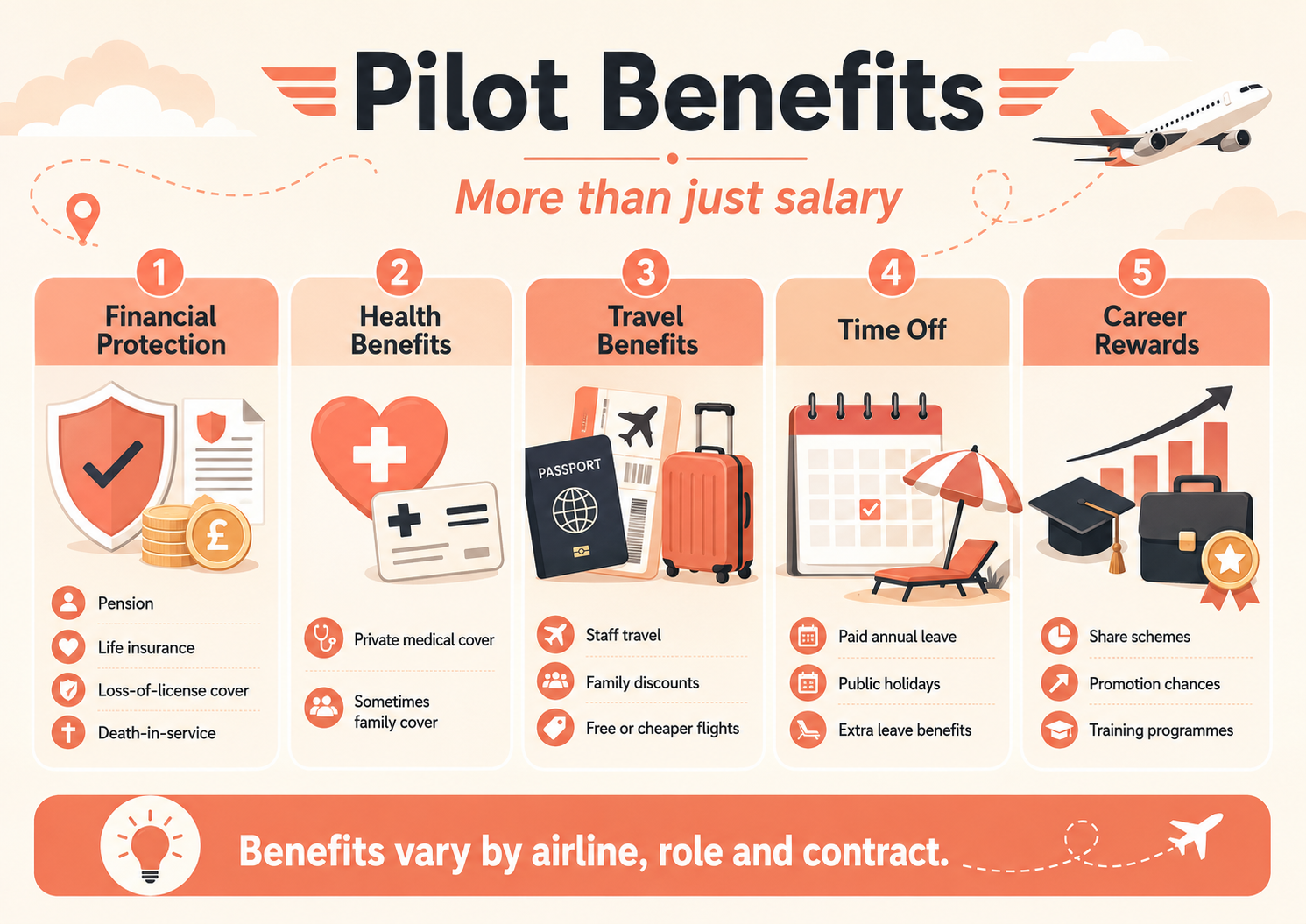 What Benefits Do Airline Pilots Receive
