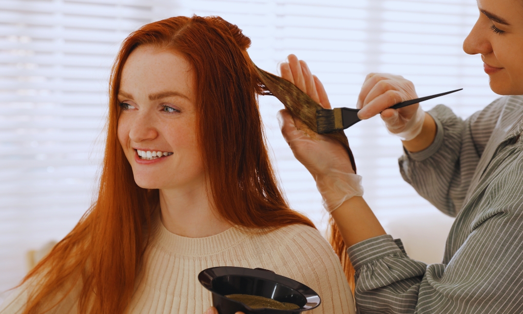 What ingredients should I look for in pure henna hair dye