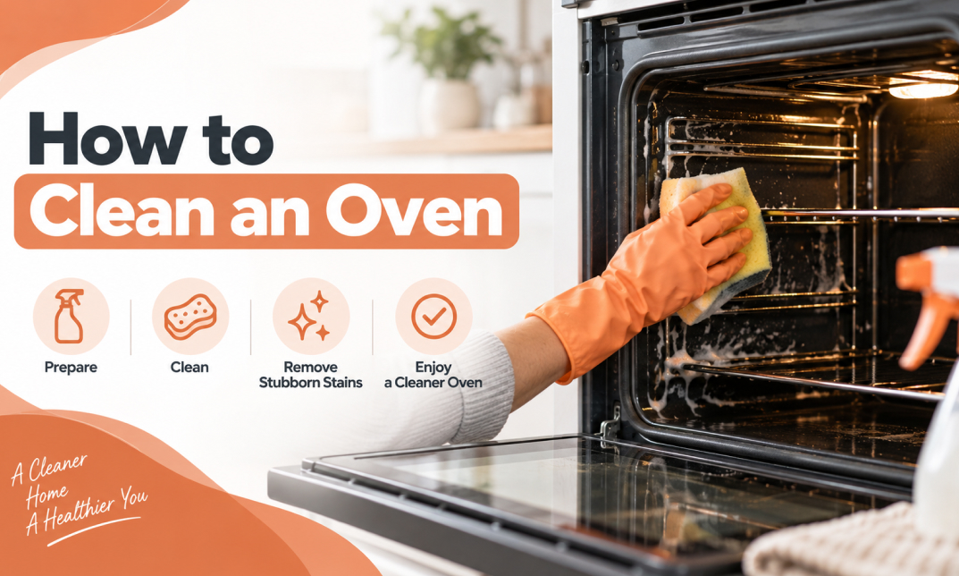 how to clean an oven