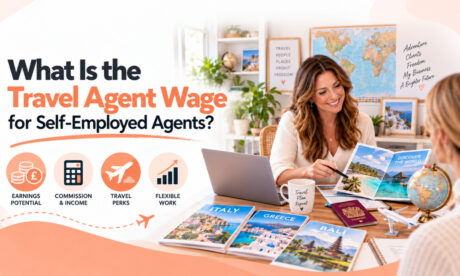 travel agent wage